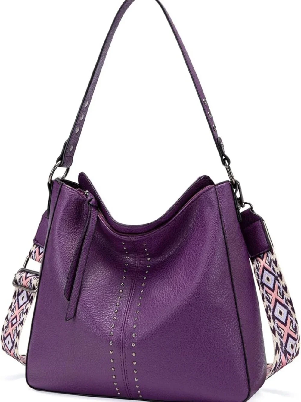 Stylish Hobo Bag for Women - Top Handle Satchel Shoulder Purse & Bucket Handbag